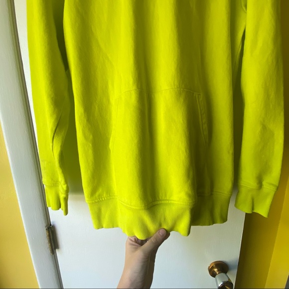 Gymshark Lime Oversized Training Hoodie sz Small - Picture 7 of 12